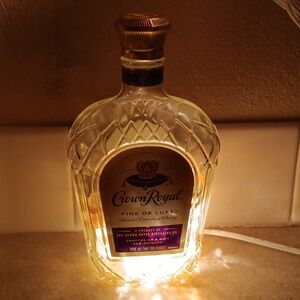 Crown Royal Lighted Lamp Bottle